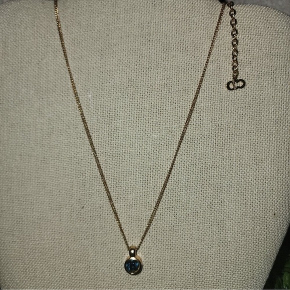 Authentic Christian Dior w/ COA Chain with Pendant - Picture 4 of 13